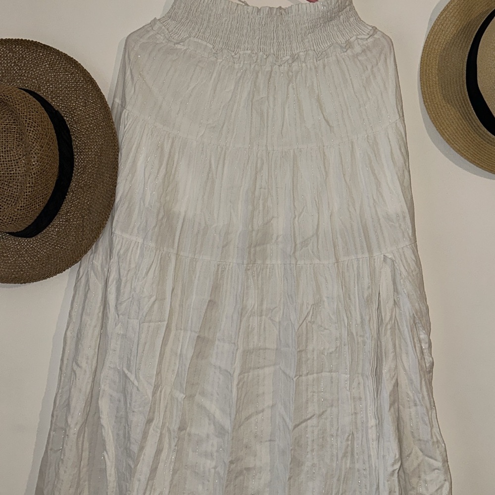 Elegant White Maxi Skirt